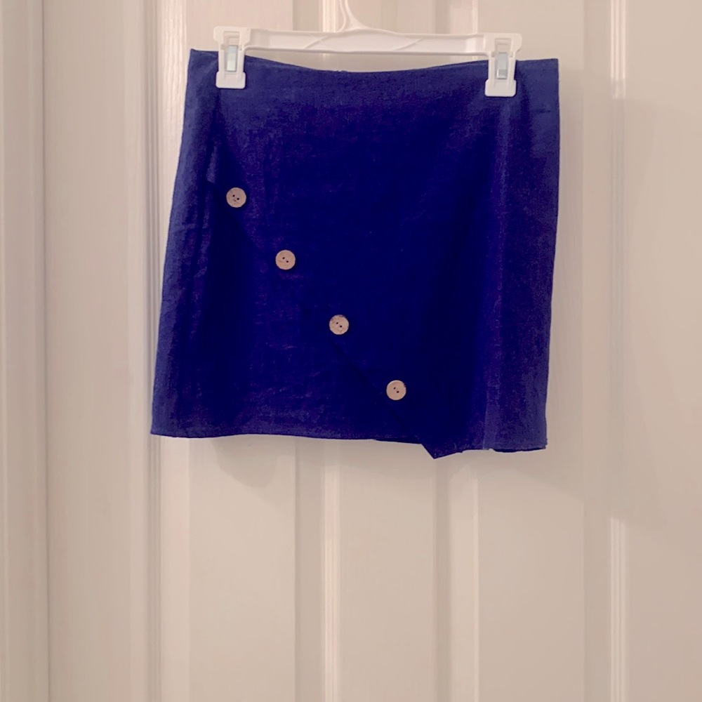Vintage royal blue skirt